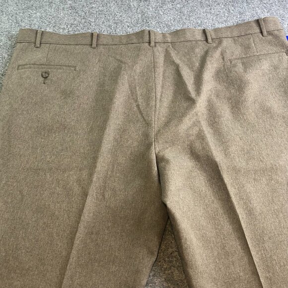 Levis Pants Mens 52x30 Brown Tan Action Slacks Trousers Vintage Pockets - Picture 9 of 11